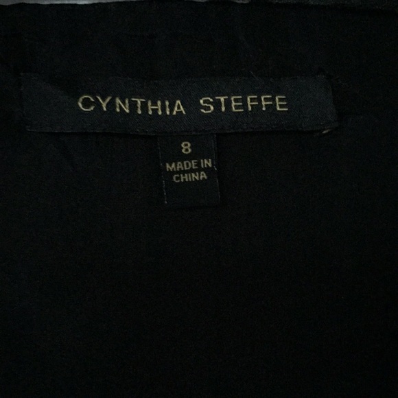 Cynthia Steffe Flower Black/White Dress-Great Cond - Picture 2 of 6